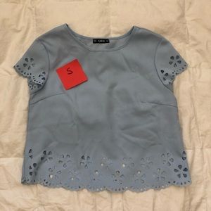 Pale blue SHEIN top